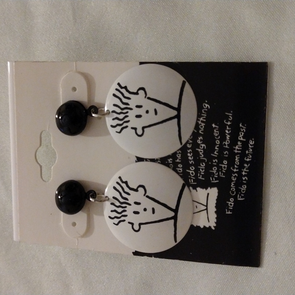 NWT Vintage Fido Earrings